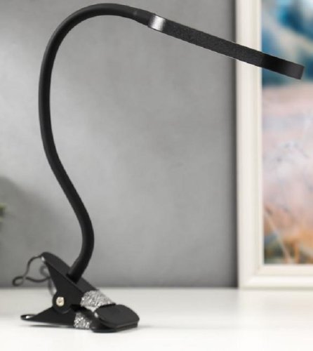 Светильник настольный светодиодный 220В USB 7Вт Черный фото Светильник настольный светодиодный 220В USB 7Вт Черный картинка